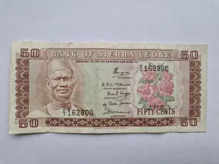 50 Cents Sierra Leone 1979