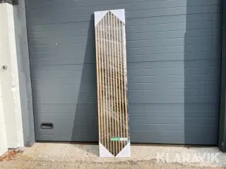 Akustik paneler mørkt træ ca. 200 paneler