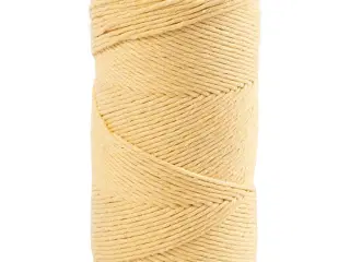 Lys Gul Macramé Snor 198m - Bæredygtig Kvalitet