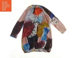 Farverig kjole med mønster (str. 104)