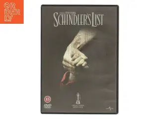 Schindler&#39;s List Se med Liam Neeson (DVD)