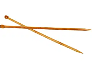 Strikkepinde, L: 35 cm, str. 9 mm, 1 par
