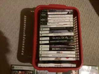 Xbox 360 22 spil samlet pris 400.