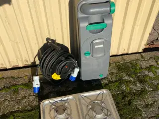 Gasblus. Thetford kassette. Ny kabel tromle