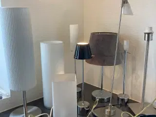 Bordlamper 9 stk. 