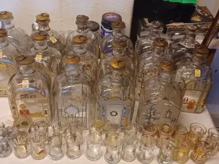 Holmegaard julekarafler og glas