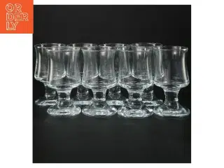 8 stykker glas (str. 8 styk, 12 cm)