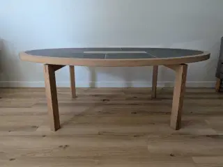 Sofabord i hvid lud ege