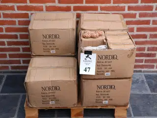 1008 Stk Nordiq sheldon æg, 6,5*3cm Rosa, ubrugt. 
