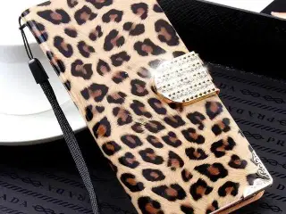 Leopard flip cover iPhone 5 6 6s SE 2020 7 8 7+ 8+