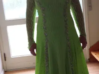 Limegrøn standardkjole
