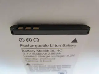 Originalt DENVER BL-4C batteri Li-Ion 3.7V