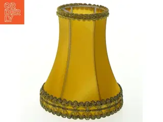Gul lampeskærm (str. H. 12 cm ø. 10 cm)