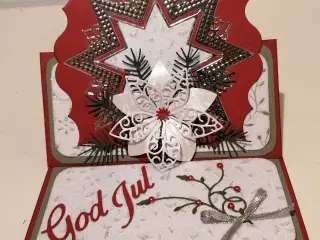 Julekort til gavekort/pengelomme på sælges.