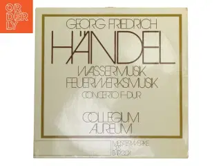 LP Handel Wassermusik Collegium Aureum fra harmonia mundi