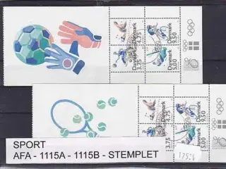 Sport AFA 1115A -1115B. Stemplet