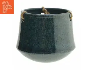 Keramisk hængende vase (str. Ø. 12 cm. længde. 11,5 cm)