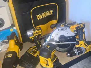 Flere dele Dewalt Værktøj.