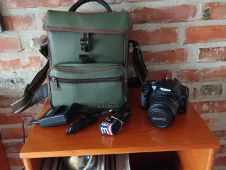 Canon 450d 4gb ram, 18-55 mm objekt og taske 