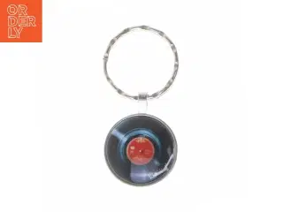 Nøglering med vinyl design (str. 6 cm)