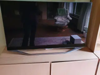 Brugt 46 tommer LED Samsung tv med fjernbetjening 