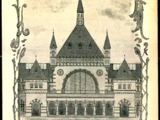 Den nye Personbanegaards Hovedindgang - Nordisk Repro 4057 - Brugt