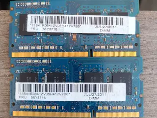 Hynix 2x2gb DDR3 SDRAM 204-pin