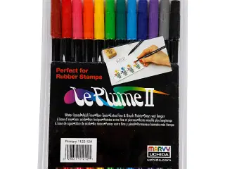 Le Plume II Tusch, stærke farver, 12stk./ 1 pk.
