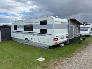 Campingvogn + Standby telt 