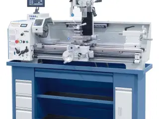 Metal drejebænk inkl. fræsesøjle Proficenter 900 Vario inkl. 2-akset digital - 3x400V