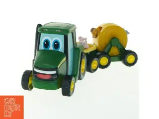 Legetøjstraktor med dyr fra John Deere (str. 36x11 cm)