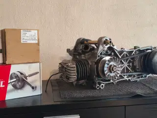 Original 4MJ kort minarelli 50cc motor med Jasil r