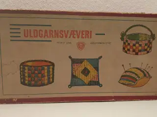 "Uldgarnsvæveri" Vintage børnevæv fra Aabo legetøj