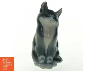Royal copenhagen porcelænsfigur af kat fra Bing & Grøndahl (str. 13 cm)