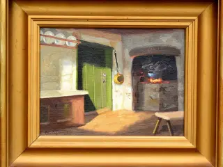 Maleri af O.S.V. Rasmussen (1933-2021)