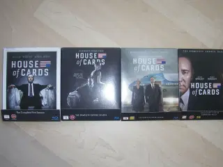House of Cards - sæson 1-4 - Blu-Ray