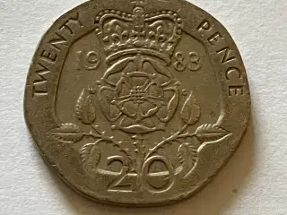 20 Pence 1983 England