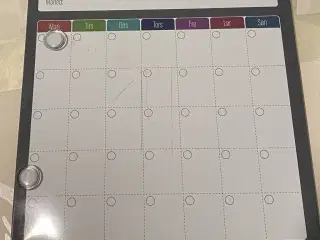 Kalender til at stå eller hænge op