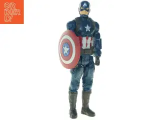 Captain America actionfigur med skjold (str. 30 x 11 cm)
