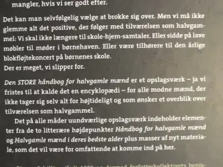 den store håndbog for halvgamle mænd, af bjarne sc