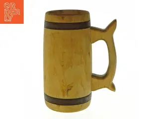 Træølkrus (str. H. 19,5 cm. ø. 9 cm)