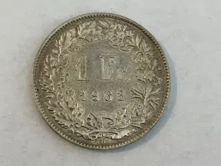 1 Franc Switzerland 1963