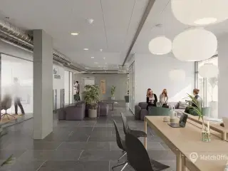 1.705 m² kontor i Kgs. Lyngby med fælles kantine og mødelokaler