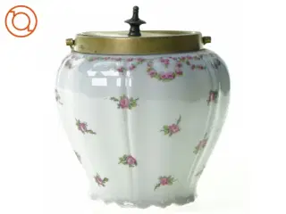 Kiksspand i porcelæn med låg fra Epns.