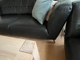 3 personers lædersofaer 