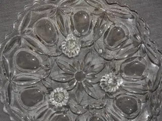 Glas kageopsats med 3 ben