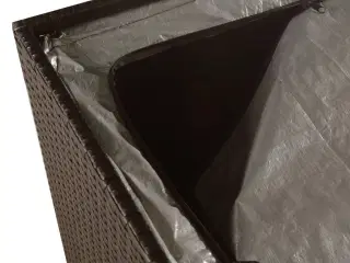 Udendørs opbevaringskasse 150x100x100 cm polyrattan brun