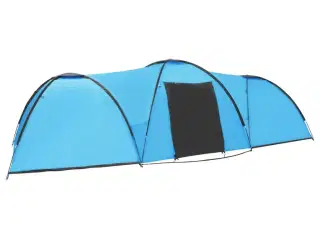 Iglotelt 650x240x190 cm 8 personer blå