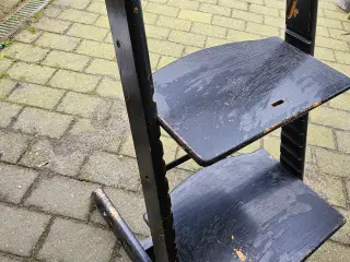 Triptrap stol med patina