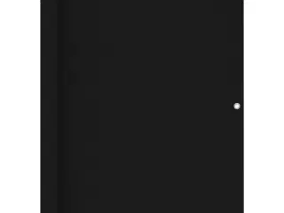 Altanafskærmning 120x600 cm oxfordstof sort